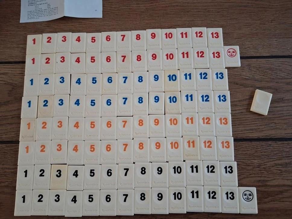 Rummikub rummy goliath spel, Ophalen of Verzenden, Gebruikt