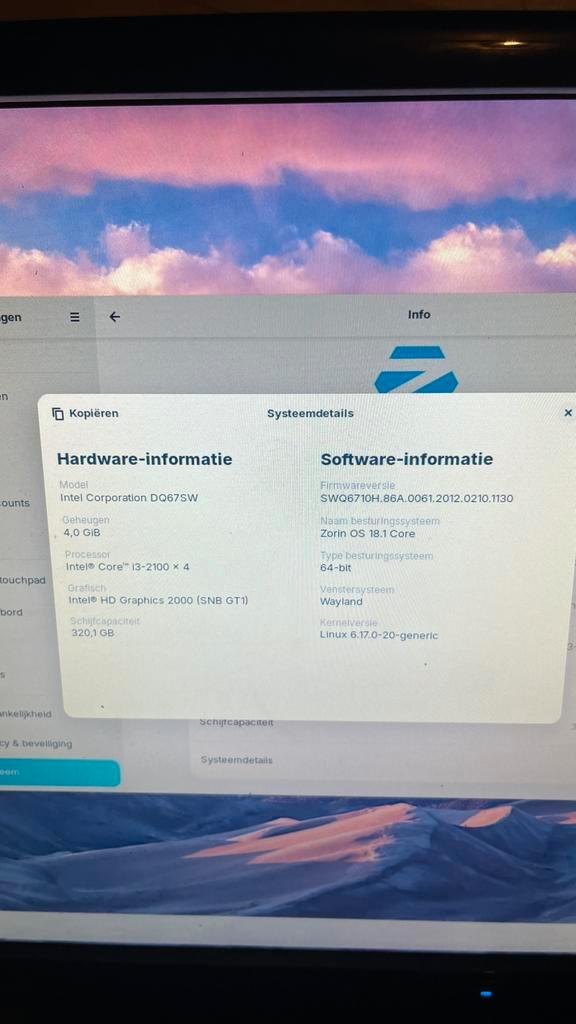 Intel i3, Computers en Software, Desktop Pc's, Zo goed als nieuw, 2 tot 3 Ghz, Ophalen of Verzenden