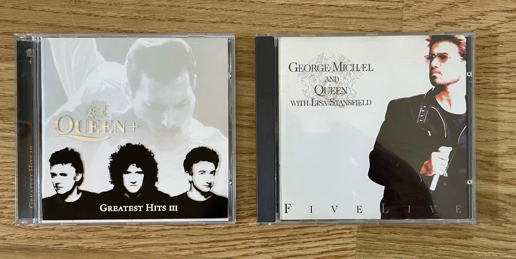 Queen + Greatest Hits III & Queen G.Michael Five Live CD's, Cd's en Dvd's, Ophalen of Verzenden, 1990 - 1999, Zo goed als nieuw