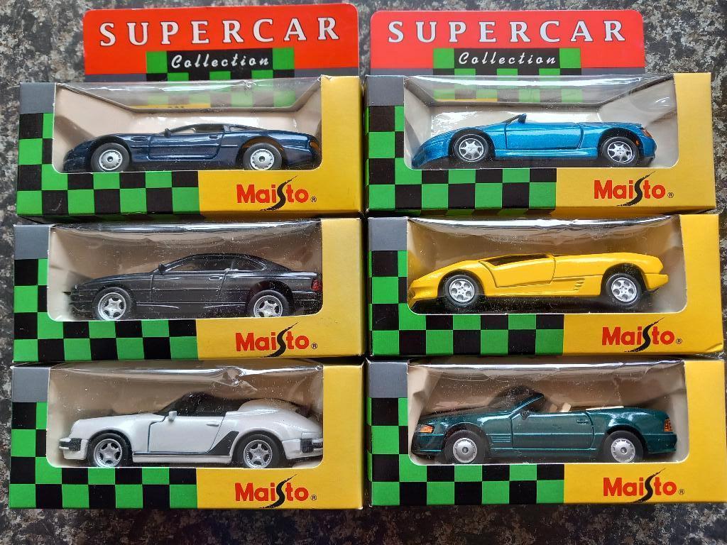 6 Maisto Modelauto's in ongeopende doosjes, Ophalen of Verzenden, Nieuw, Auto, Overige merken