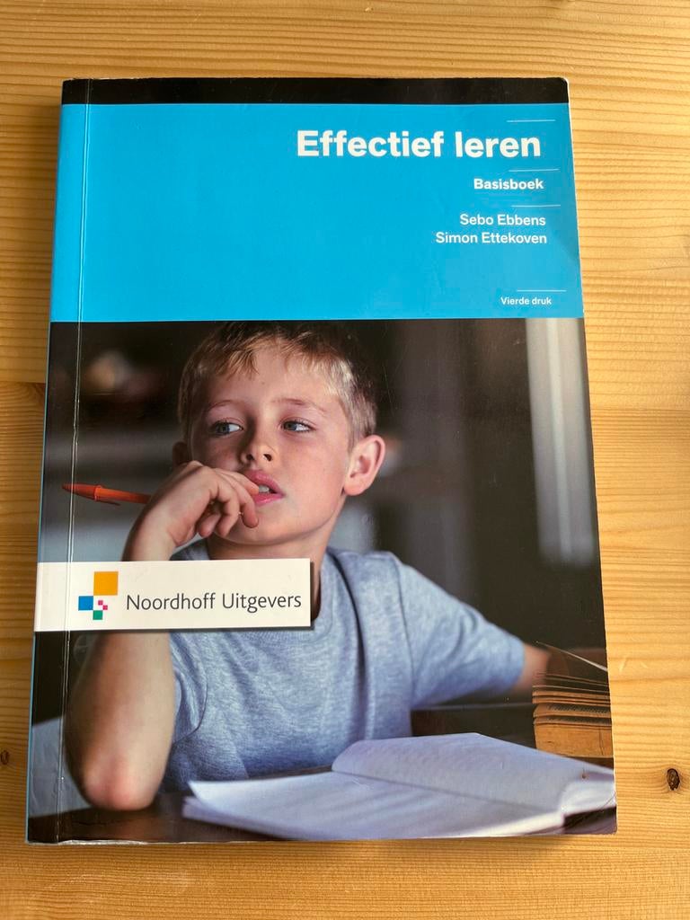 Effectief leren - Basisboek (vierde druk), Boeken, Ophalen of Verzenden, Gamma, Zo goed als nieuw, Overige niveaus