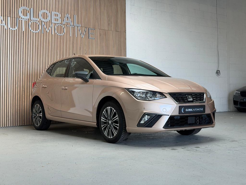 Seat Ibiza 1.0 TSI Excellence - AUTOMAAT - LICHTMETALEN VELG, Auto's, Seat, Stof, Gebruikt, Euro 6, 1072 kg