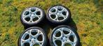 Alfa Romeo GT 937 Velgen 5x98 met zeer goede banden, Ophalen of Verzenden, Gebruikt, Alfa Romeo
