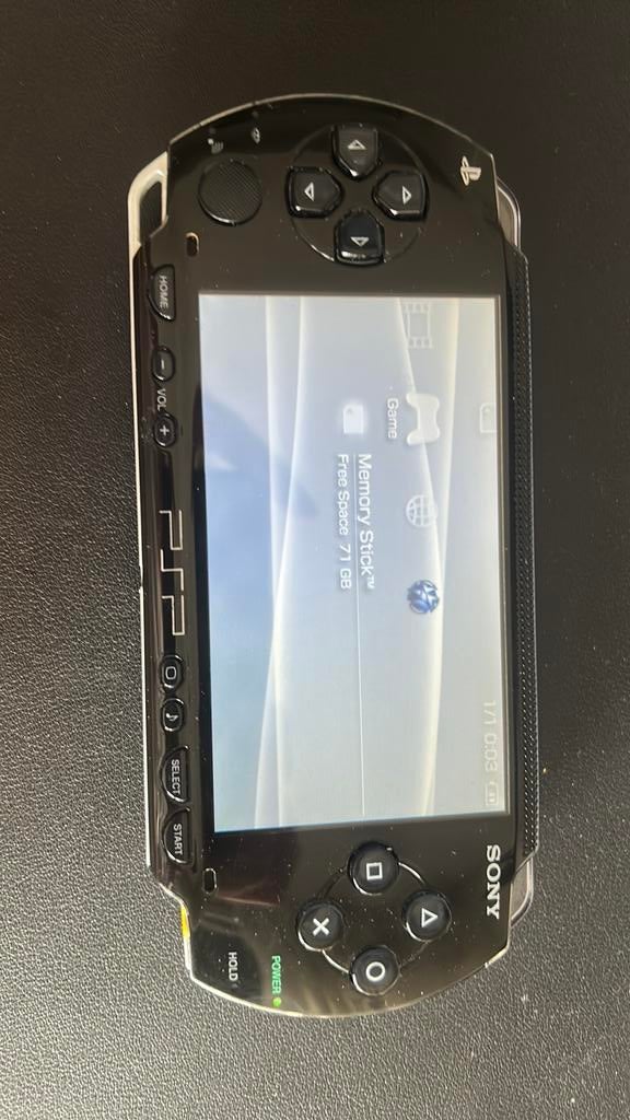 Psp 1004, Met games, Zwart, Refurbished, Ophalen of Verzenden