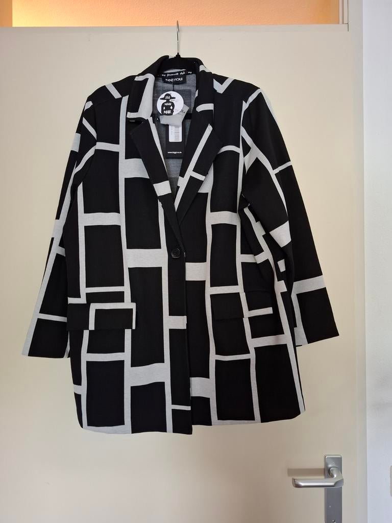 See You Blazer ,maat 48 ,Nieuw, Kleding | Dames, Grote Maten, Ophalen of Verzenden, Nieuw, Zwart