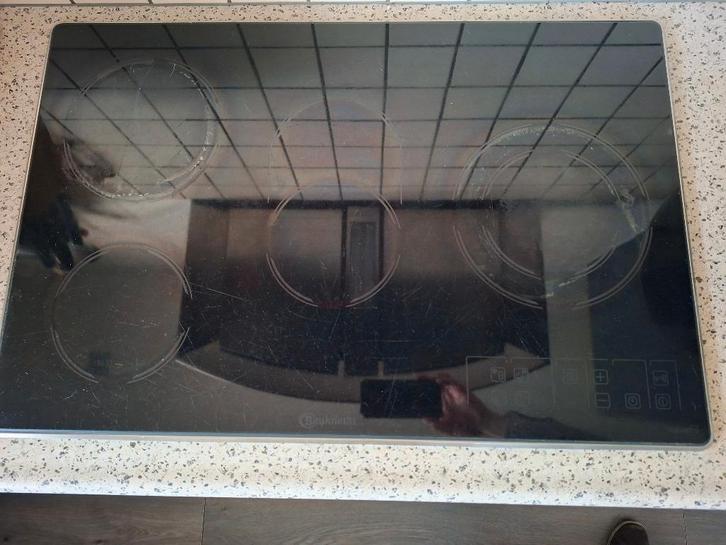 Bauknecht Keramische kookplaat, Witgoed en Apparatuur, Kookplaten, Gebruikt, Inbouw, Keramisch, 4 kookzones, Ophalen