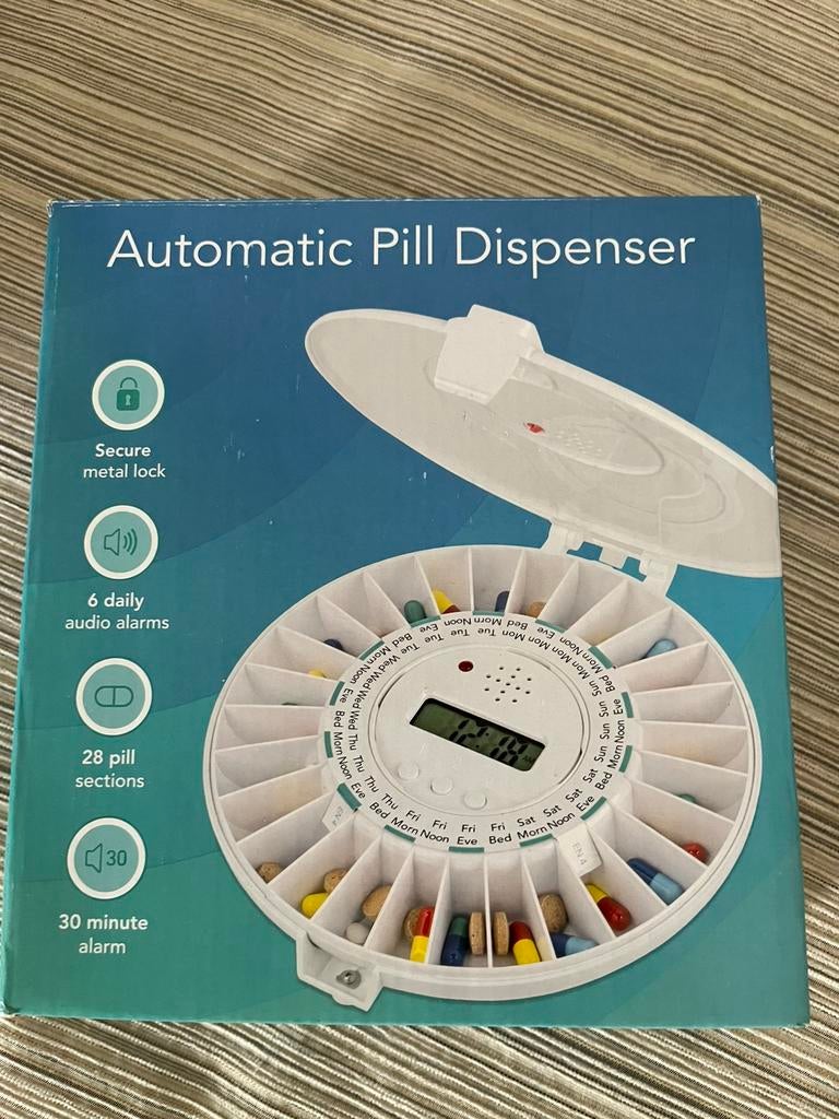 Automatische medicatie dispenser, Diversen, Ophalen of Verzenden, Zo goed als nieuw