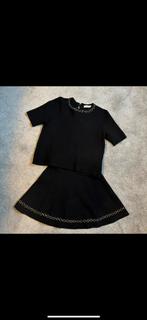 Zwart Zara setje: rokje en topje met gouden details, Kleding | Dames, Jurken, Zwart, Ophalen of Verzenden, Zo goed als nieuw, Maat 36 (S)