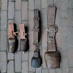 Mooie oude koebel geitebel met leren riem *Etage3*, Gebruikt, ., Ophalen of Verzenden, .