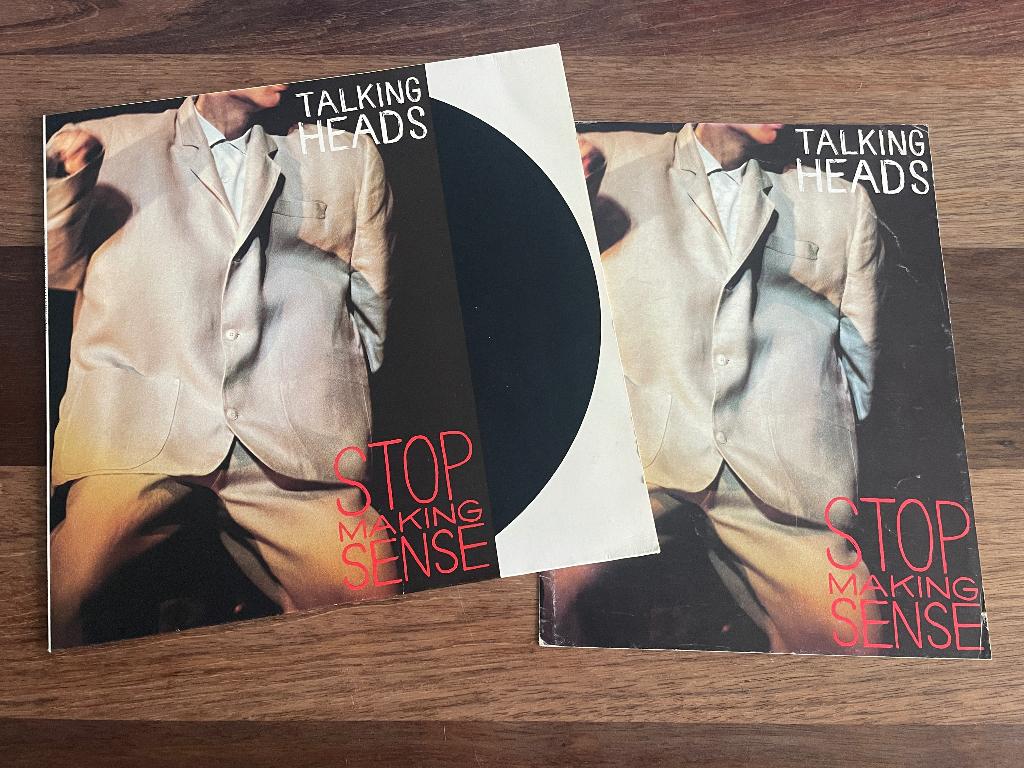 Vinyl LP Talking Heads Stop Making Sense incl Ltd Booklet, Gebruikt, Inclusief boekje, 1980 - 1989, Ophalen of Verzenden