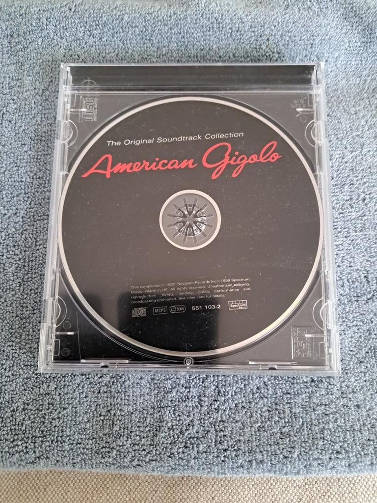 American Gigolo - The Original Soundtrack Collection CD, Ophalen of Verzenden, Zo goed als nieuw