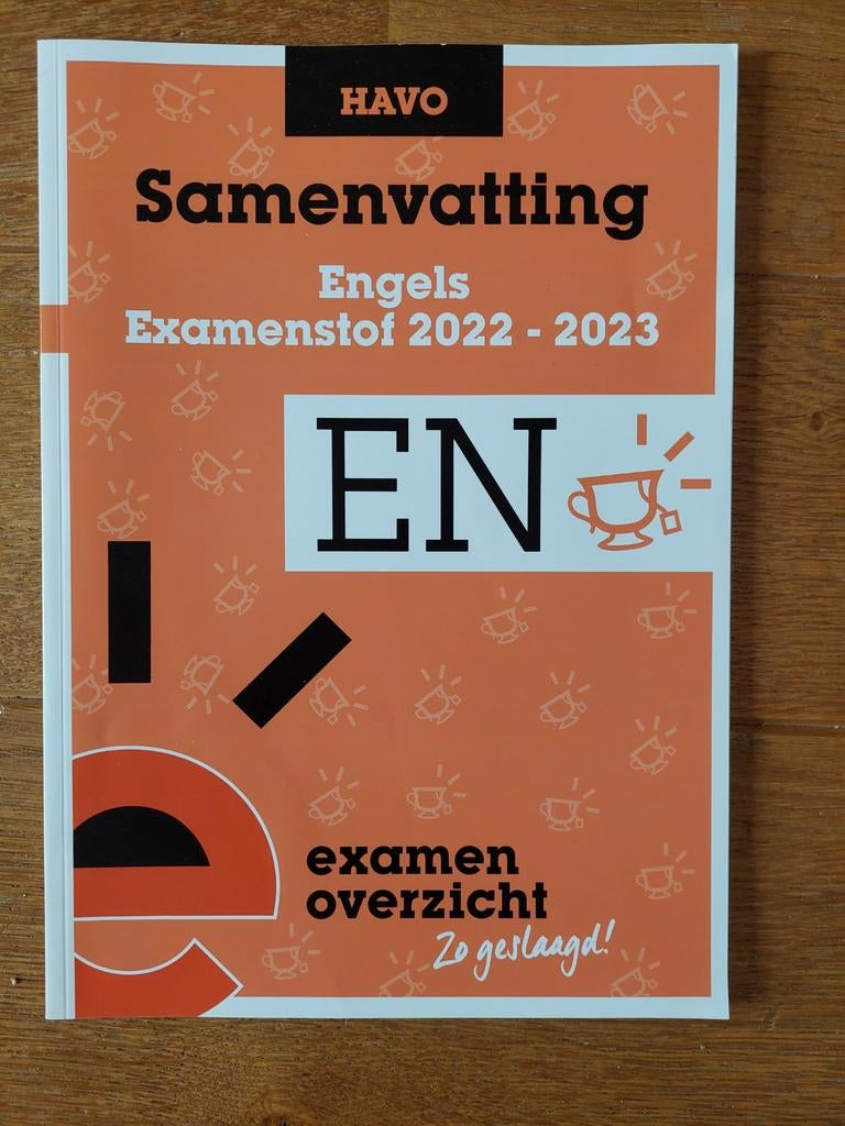 Samenvatting Engels voor HAVO van ExamenOverzicht, Engels, HAVO, Ophalen of Verzenden, ExamenOverzicht
