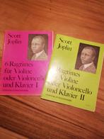 Ragtimes voor viool/cello met piano, Scott Joplin (nieuw), Muziek en Instrumenten, Klassiek, Nieuw, Ophalen of Verzenden, Viool of Altviool