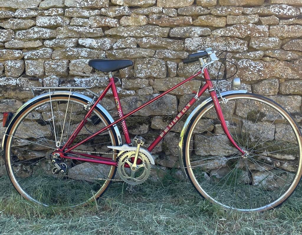 Vintage Peugeot mixte dames sportfiets, Gebruikt, 10 tot 15 versnellingen, 50 tot 53 cm, Ophalen