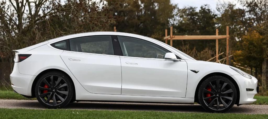 Originele 19 inch Tesla velgen met winterbanden, 19 inch, Banden en Velgen, U.S.A., Tesla