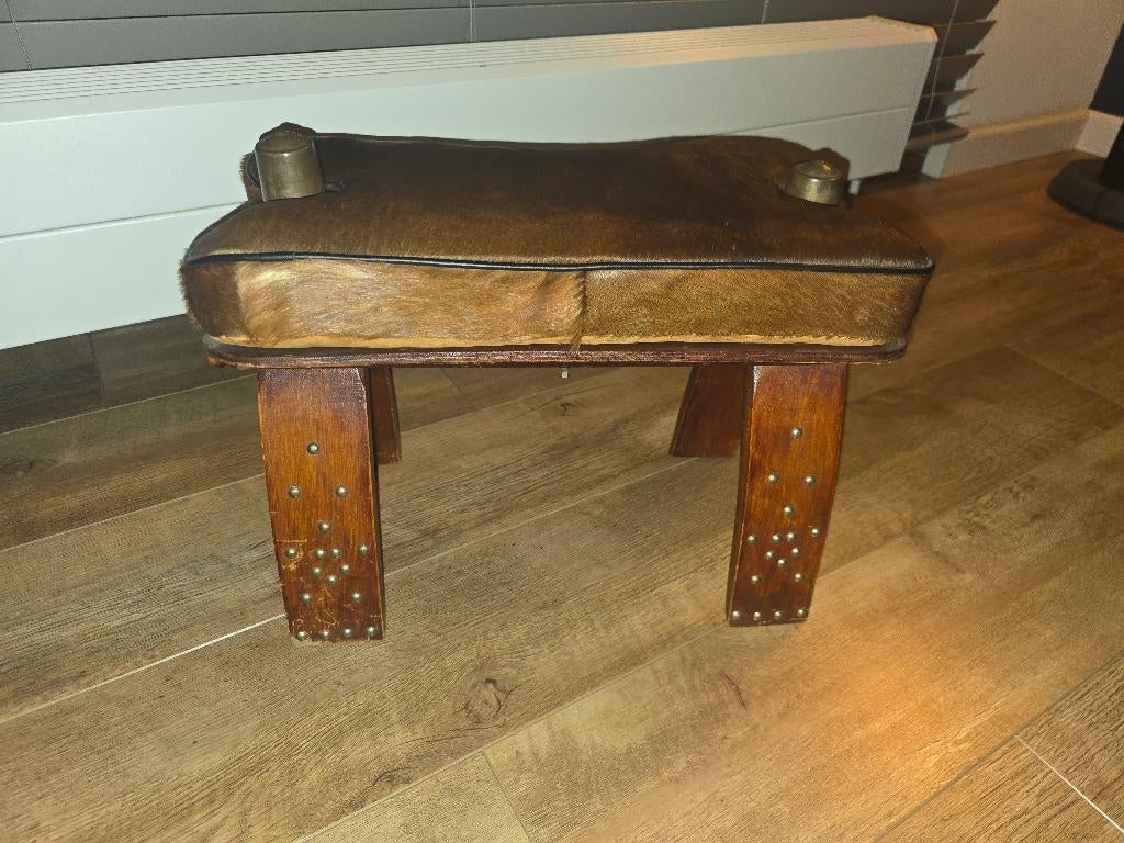 Koeien krukje, Huis en Inrichting, Krukjes, Ophalen, Gebruikt, Hout