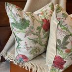 Handgemaakte SET linnen kussens Jacobean, Huis en Inrichting, Woonaccessoires | Kussens, Westdijk 41 3241 GT Middelharnis, Overige kleuren