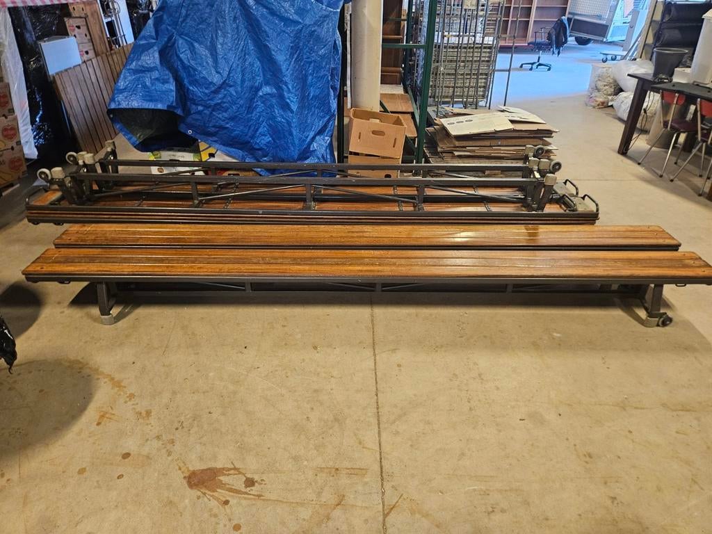 Gymbanken Janssen Fritsen 360 x 25 cm 6 stuks, Ophalen, Materiaal