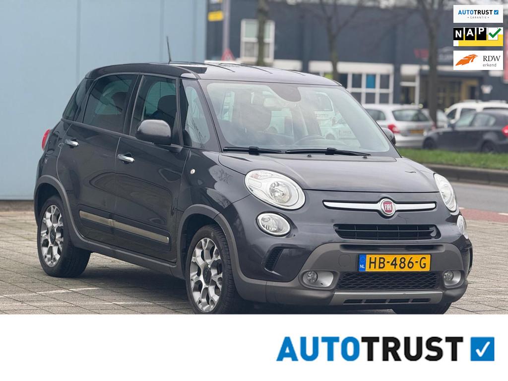 Fiat 500 L 0.9 TwinAir Trekking,1eigenaar,navigatie, cruise, Auto's, Voorwielaandrijving, Gebruikt, Euro 6, Leder en Stof