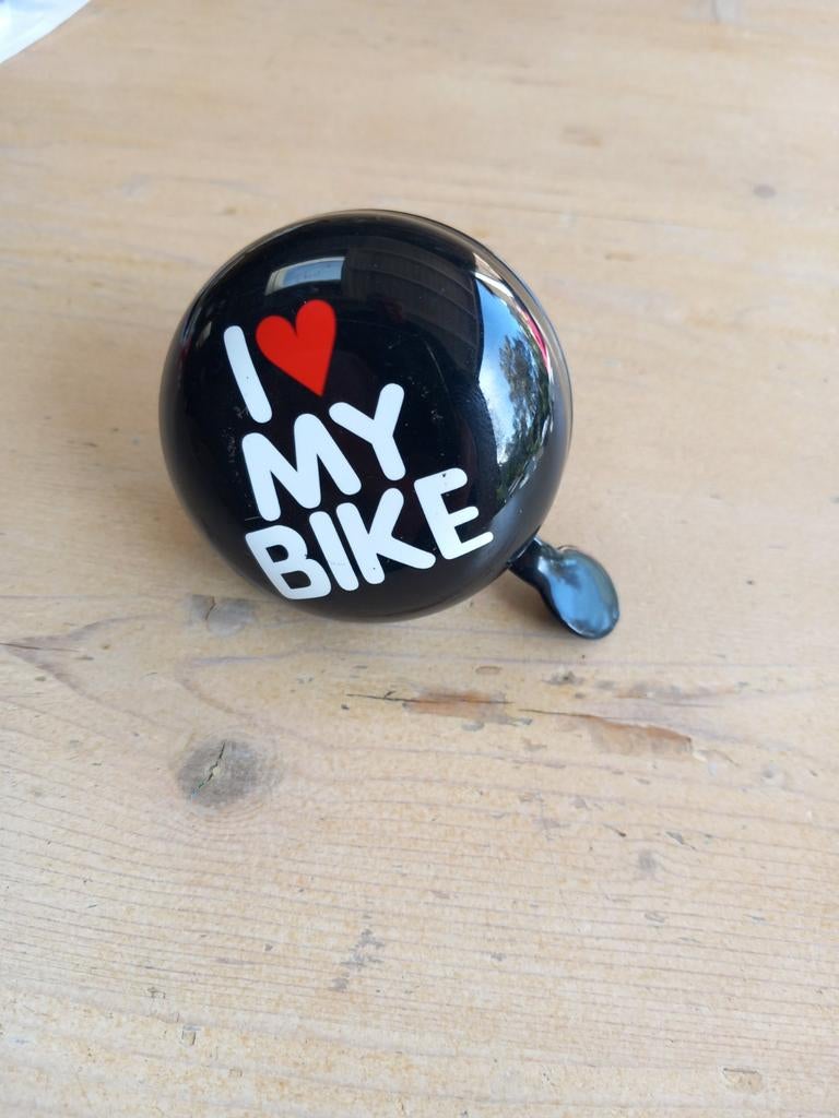 Leuke fietsbel met 'I love my bike', Ophalen, Nieuw