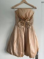 Cocktail jurk champagne, Galajurk, Beige, Nieuw, Ophalen of Verzenden