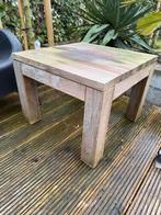 Teakhouten bijzettafel/tuintafeltje, Tuin en Terras, Tuinbeelden, Ophalen, Zo goed als nieuw, Hout, Overige typen