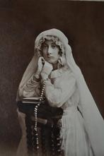 frankrijk 1910 meisje heilige communie, Verzamelen, Ansichtkaarten | Themakaarten, Ophalen of Verzenden, Voor 1920, Ongelopen