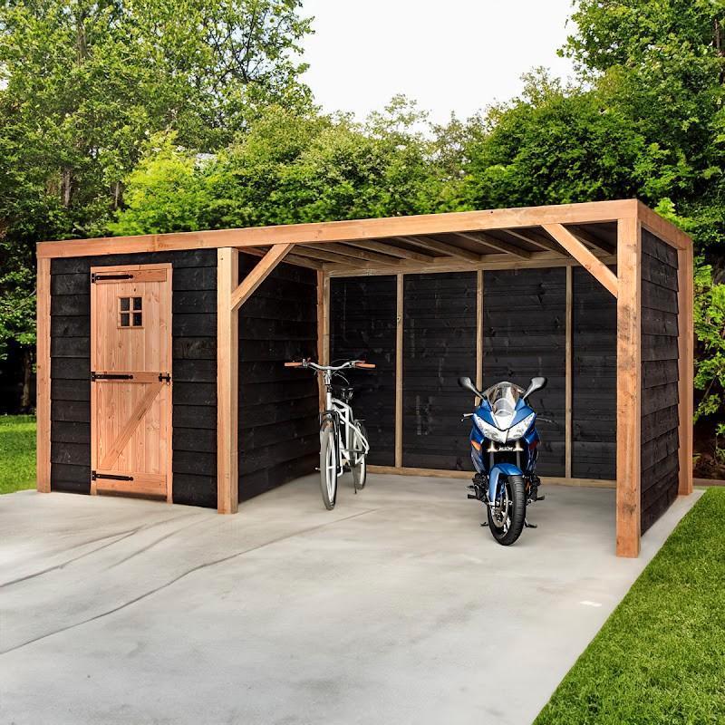 Groot kippenhok met overkapping Hidde, Dieren en Toebehoren, Pluimvee | Toebehoren, Nieuw, Kippenhok of Kippenren, Ophalen of Verzenden