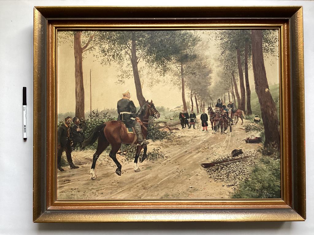 Schilderij overgave Napoleon III aan Bismarck (1870), Ophalen