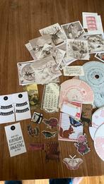 Allerlei leuke papiertjes voor scrapbooking oa bingokaarten, Ophalen of Verzenden, Gebruikt, Overige typen