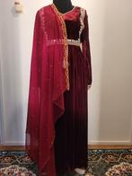 Rode jurk met sjaal, Maat 38/40 (M), Galajurk, Wattan Fashion, Nieuw