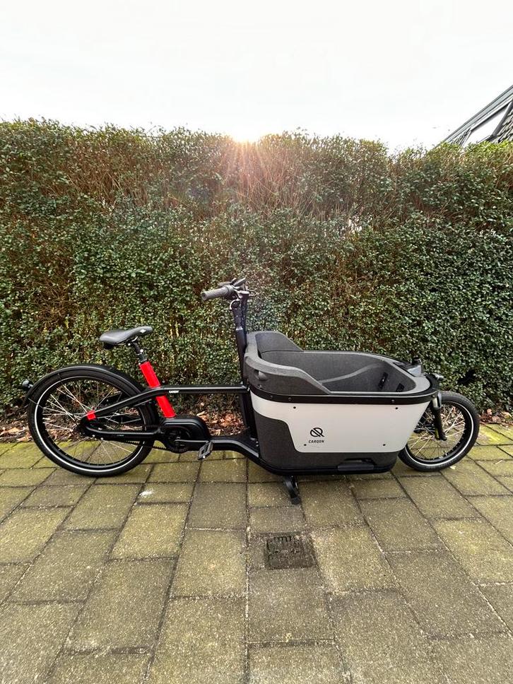 Carqon Cruise E2 elektrische bakfiets, Fietsen en Brommers, Fietsen | Bakfietsen, Zo goed als nieuw, 2 kinderen, Elektrisch, Ophalen