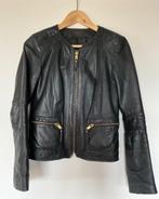 Mng dames leren jack zwart 36, Zwart, MNG, Ophalen of Verzenden, Zo goed als nieuw