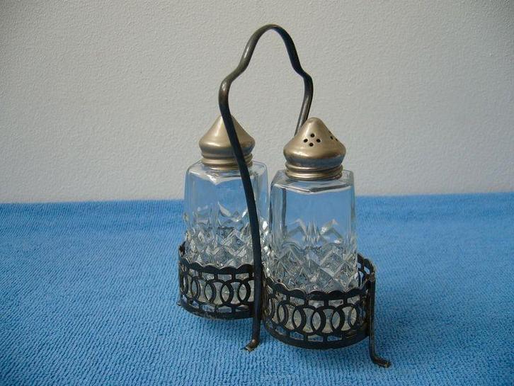 Engels peper en zout stel 100 jaar oud puntgaaf, Antiek en Kunst, Antiek | Servies los, Ophalen of Verzenden