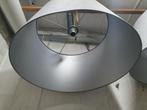 Grijze lampenkap - 60 cm diameter, Ophalen, Gebruikt, 25 tot 50 cm, Rond