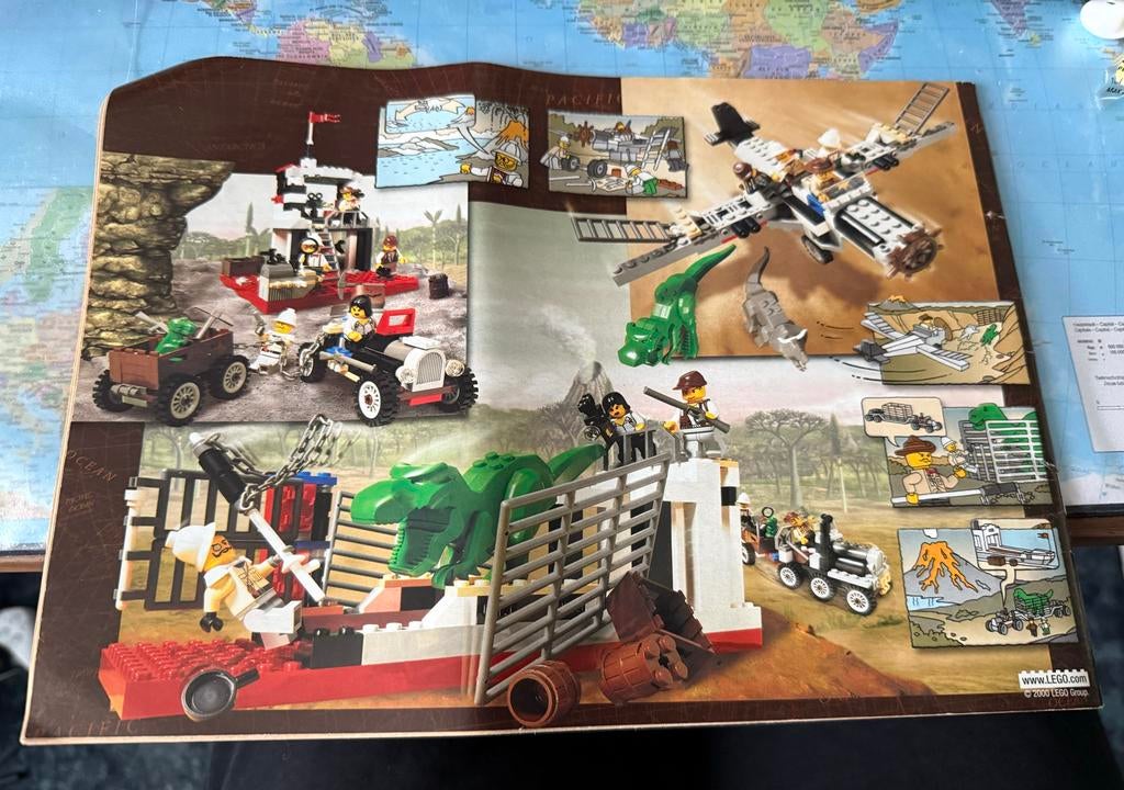 Lego Dino Attack 5975 Handleiding, Ophalen, Gebruikt, Complete set, Lego