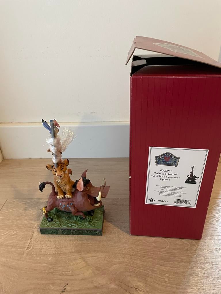 Disney Traditions Lion king Jim Shore Pumbaa en Zazu simba, Verzamelen, Ophalen of Verzenden, Leeuwenkoning of Jungle Boek, Nieuw