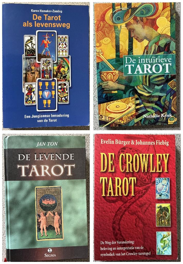 De Intuïtieve Tarot/ Tarot als Levensweg / Crowley Tarot, Boeken, Achtergrond en Informatie, Tarot of Kaarten leggen, Ophalen of Verzenden