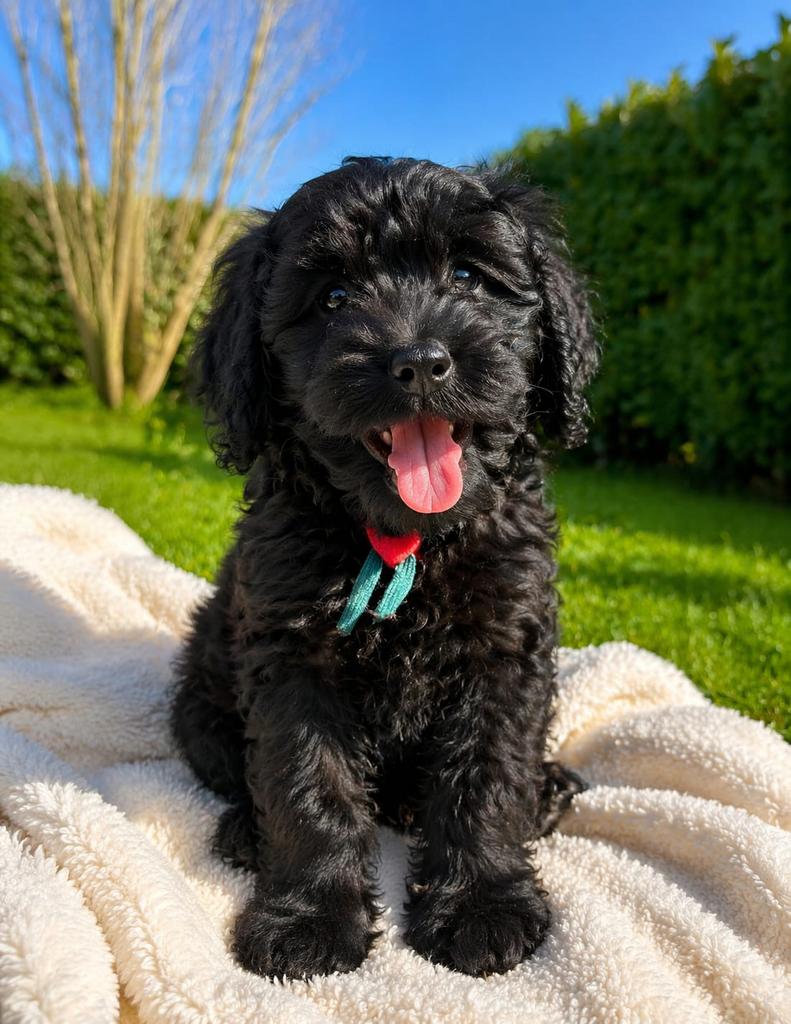 Huiskamernest cockapoo puppy’s zwart/merle/golden/blond, Dieren en Toebehoren, Overige rassen, 8 tot 15 weken, Parvo, Meerdere