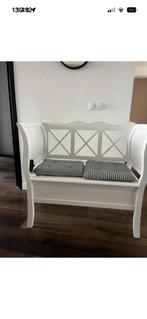 klepbank bank country opberg bankje kist vintage klepkist, Huis en Inrichting, Woonaccessoires | Kisten, Ophalen, Gebruikt, Minder dan 50 cm