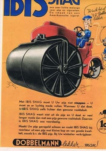 Dobbelman - Ibis Shag - Adv. uit Tijdschrift 1936 - 2, Verzamelen, Ophalen of Verzenden, 1920 tot 1940, Knipsel(s)