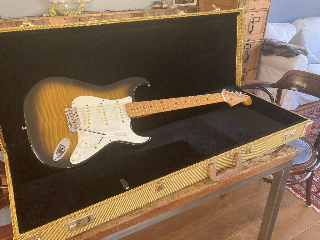 Japanse Fender stratocaster 1994-1995, Ophalen, Gebruikt, Solid body, Fender