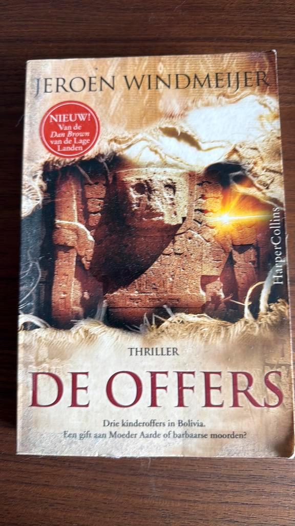 Jeroen Windmeijer - De offers, Boeken, Thrillers, Zo goed als nieuw, Ophalen of Verzenden