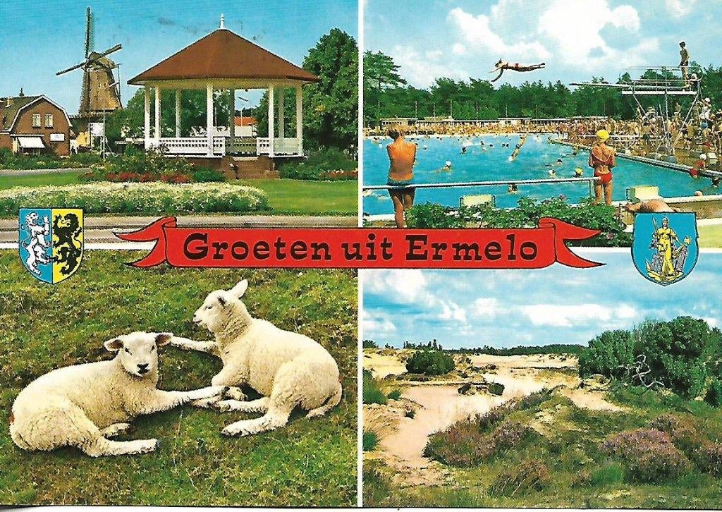 Ermelo- -4-luik., Verzenden, 1980 tot heden, Gelopen, Gelderland