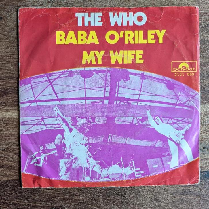 The Who - Baba O'Riley, Cd's en Dvd's, Vinyl Singles, Gebruikt, Single, Rock en Metal, 7 inch, Ophalen of Verzenden