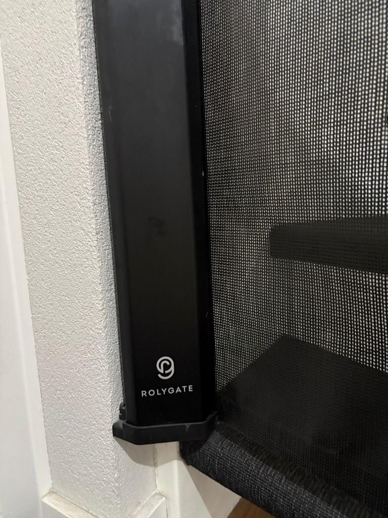 Twee Rolygate oprolbaar traphekjes zwart, Ophalen, Overige materialen, Oprolhekje, Zo goed als nieuw