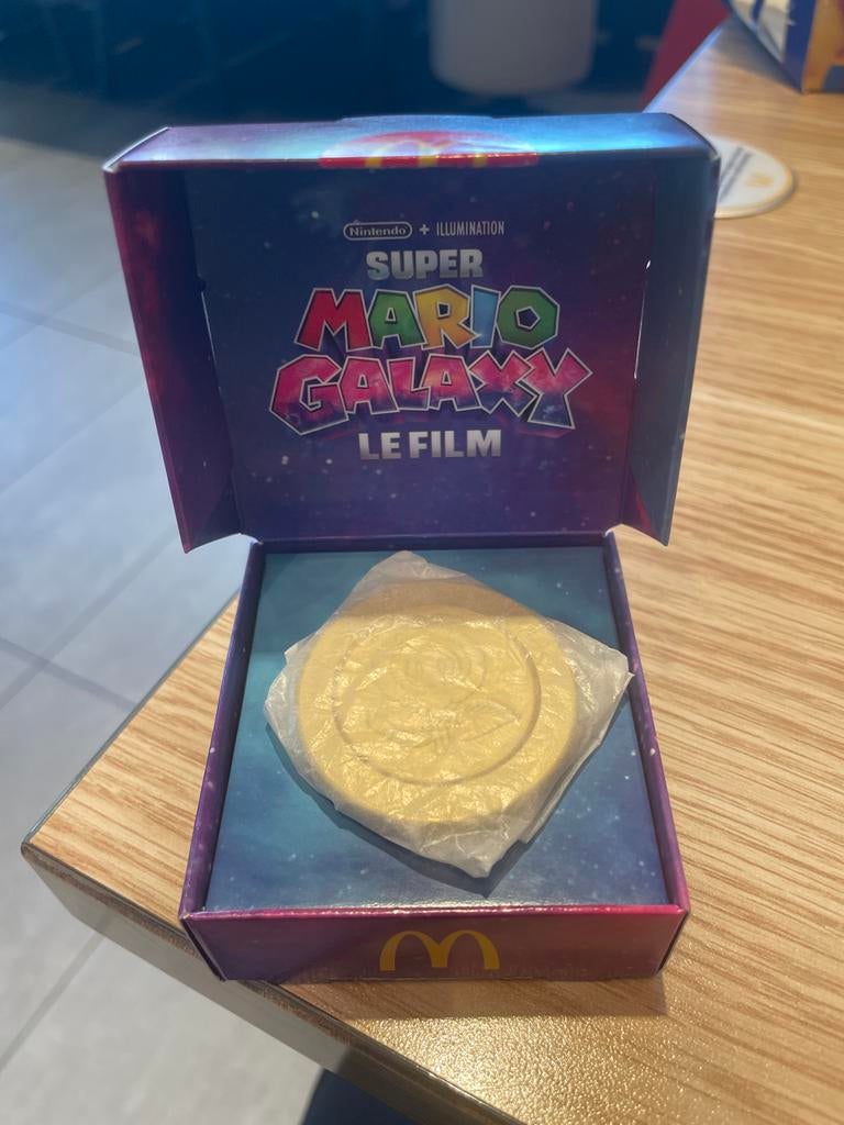 Super Mario Galaxy Film Munt McDonald's Happy Meal, Ophalen of Verzenden, Nieuw