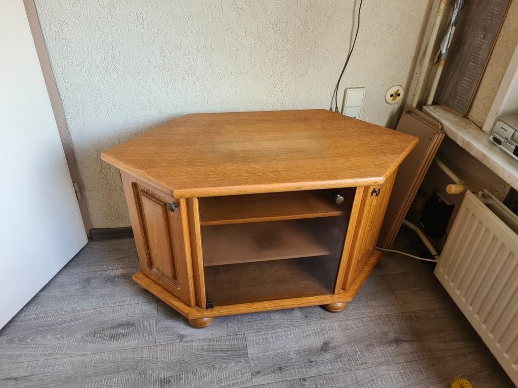 Houten TV Meubel - L102 x D38 x H65 cm, Huis en Inrichting, Kasten | Televisiemeubels, Ophalen, Gebruikt, 100 tot 150 cm, Minder dan 100 cm
