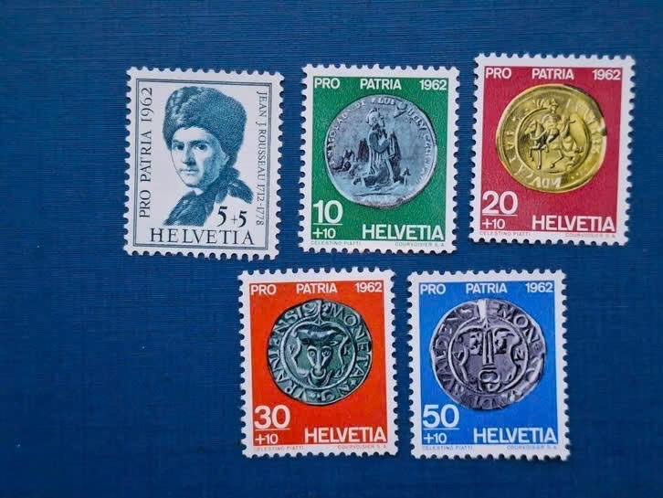 Postzegel Zwitserland 1962 PF Serie Pro Patria zegels 22-04, Ophalen of Verzenden, Postfris