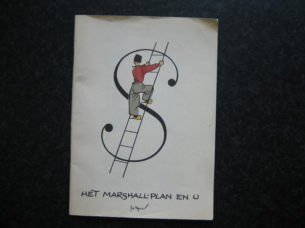 WWII boekje Jo Spier over Het Marshall-Plan en u.1950, Ophalen of Verzenden, 1940 tot 1960, Nederland, Tijdschrift